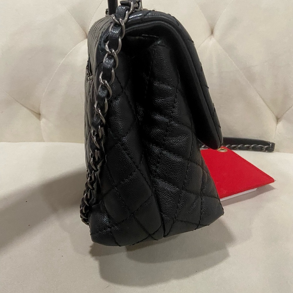 Chanel Caviar coco Top handle small flap Bag - Picture 5 of 11